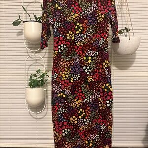 FARM Rio Multicolor Long Sleeve Dress